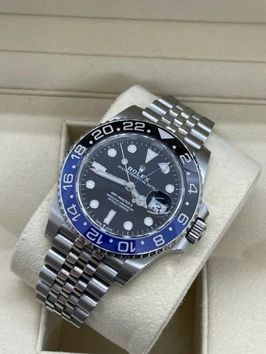ROLEX GMT-MASTER II 126710BLNR STEEL AUTOMATIC WATCH JUBILEE - COMPLETE: ROLEX GMT-MASTER II 126710BLNR STEEL AUTOMATIC WATCH JUBILEE - COMPLETE Rolex Oyster Perpetual Date GMT-Master II Reference - 126710BLNR Stainless Steel Automatic Watch Jubilee Bracelet Full Bracelet 