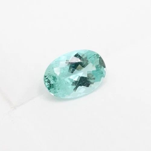 1.45 CARAT BLUE GREEN NATURAL TOURMALINE OVAL LOOSE GEMSTONE - AGL CERTIFIED (1 of 2)