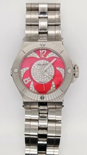 RENATO BEAUTY COLLEZIONI STEEL & DIAMOND QUARTZ WATCH - 36MM LIMITED EDITION (1 of 2)
