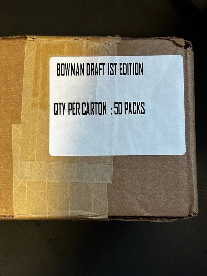 2021 BOWMAN DRAFT 1ST EDITION - 50 PACK BOX TOPPS - ALL PACKS SEALED NEW (1 of 1)