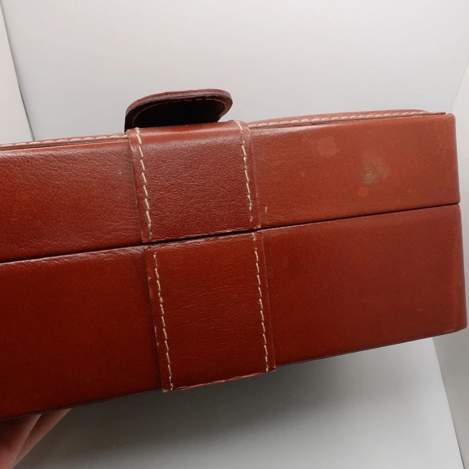 ROLEX 72.04.01 S.A GENEVE LEATHER & WOOD WATCH BOX WITH WALLET (1 of 1)