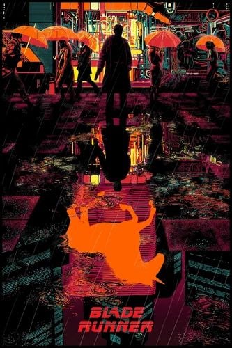 RAID71 "BLADE RUNNER" ACRYLIC PANEL PRINT BNG BOTTLENECK GALLERY LE/30 - ON HAND (1 of 2)