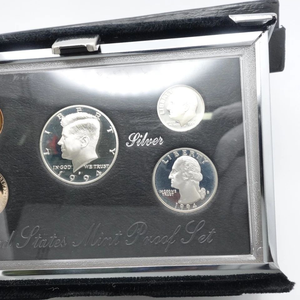 1994 S U.S MINT PREMIER SILVER PROOF SET - WITH BOX (1 of 1)
