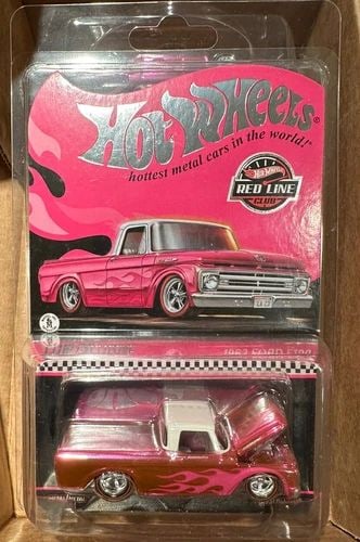 1962 FORD F100 HOT WHEELS COLLECTORS RLC EXCLUSIVE PINK EDITION - ON HAND (1 of 2)
