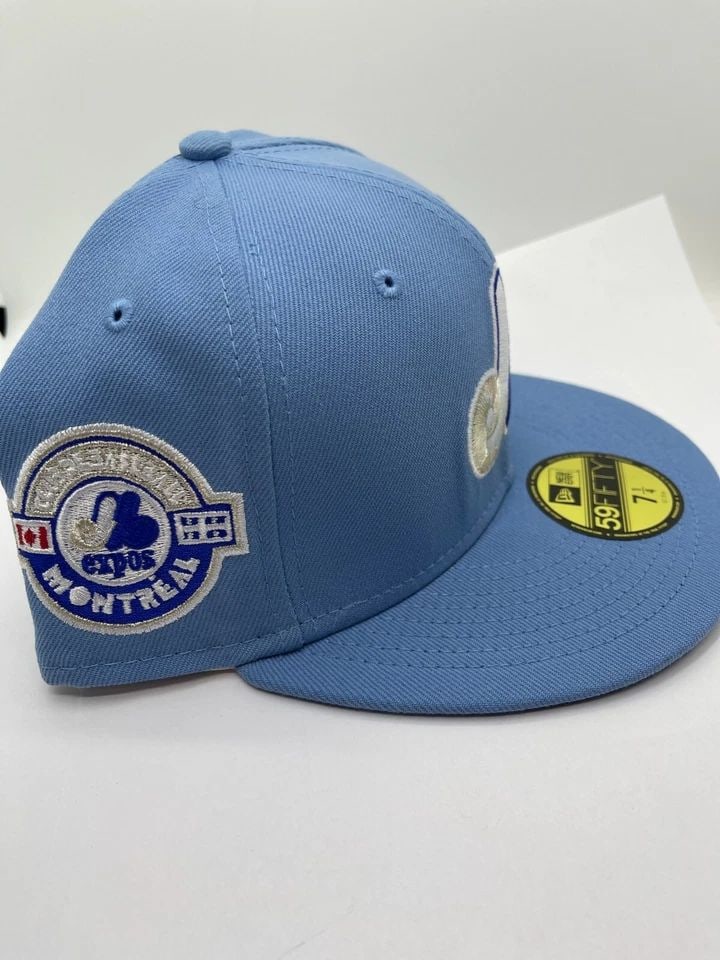 NEW ERA MONTREAL EXPOS CLUB DE BASEBALL PATCH ROYAL BLUE HAT - SIZE 7 1/4 - NEW: NEW ERA MONTREAL EXPOS CLUB DE BASEBALL PATCH ROYAL BLUE HAT - SIZE 7 1/4 - NEW Montreal Expos Club De Baseball Patch Royal Blue Size 7 1/4 BRAND NEW