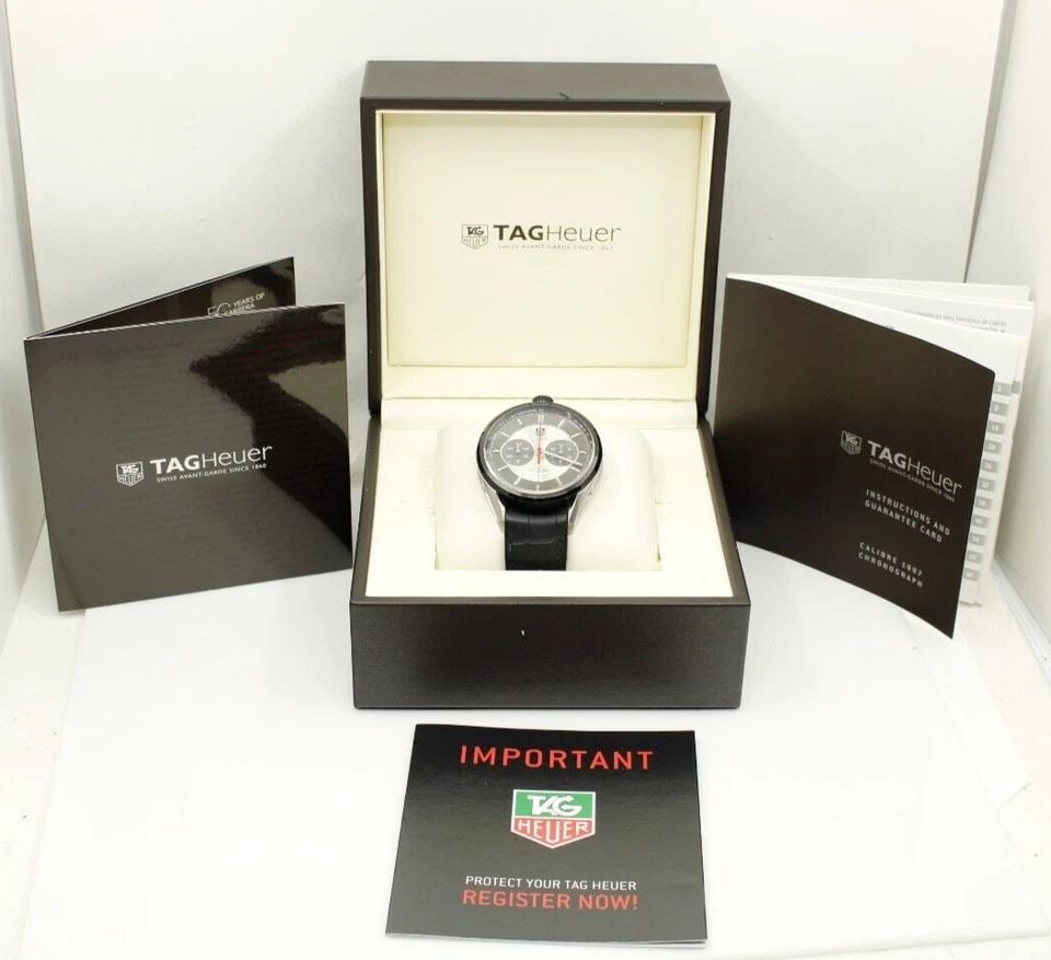 TAG HEUER CARRERA MENS WATCH CAR2C11-0 SWISS AUTOMATIC 50TH ANNIVERSARY BULLHEAD: TAG HEUER CARRERA MENS WATCH CAR2C11-0 SWISS AUTOMATIC 50TH ANNIVERSARY BULLHEAD TAG HEUER CARRERA MENS WATCH CAR2C11-0 SWISS AUTOMATIC 50TH ANNIVERSARY BULLHEAD Description Tag Heuer Carrera Mens Wat