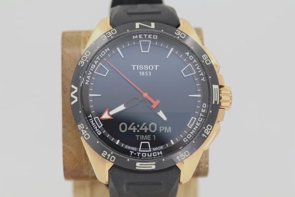 TISSOT T-TOUCH CONNECT SOLAR SAPPHIRE CRYSTAL SWISS MADE 47.5MM WATCH T121420A (1 of 1)
