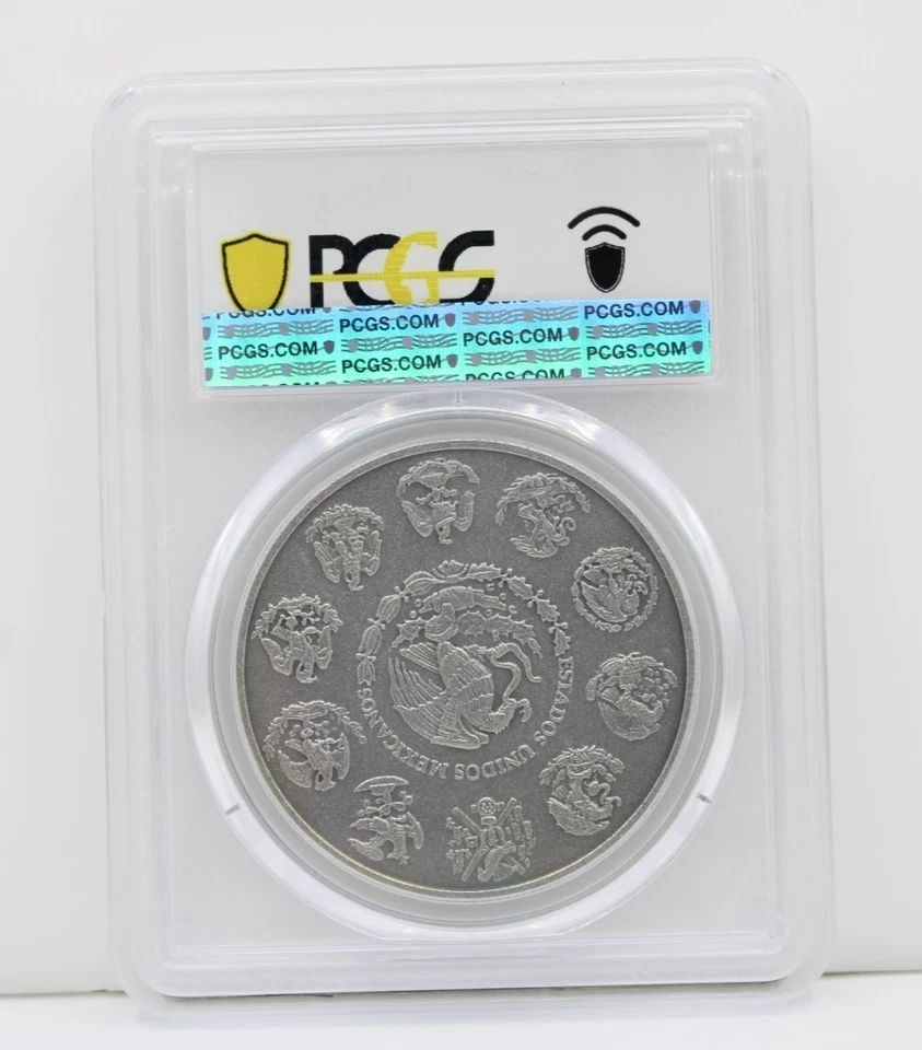 2018 MO MEXICO 1 OZ SILVER LIBERTAD ANTIQUE FINISH FIRST STRIKE PCGS MS70 (1 of 1)