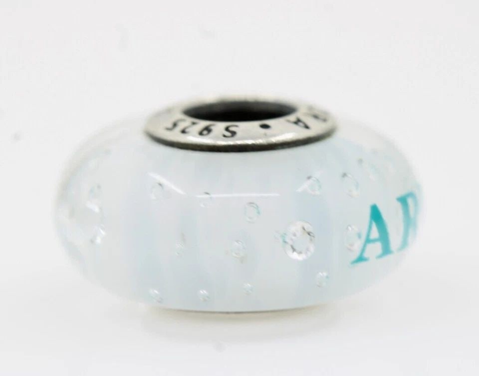 AUTHENTIC ALE PANDORA STERLING SILVER ARUBA MURANO CHARM 2.9 GRAMS (1 of 1)