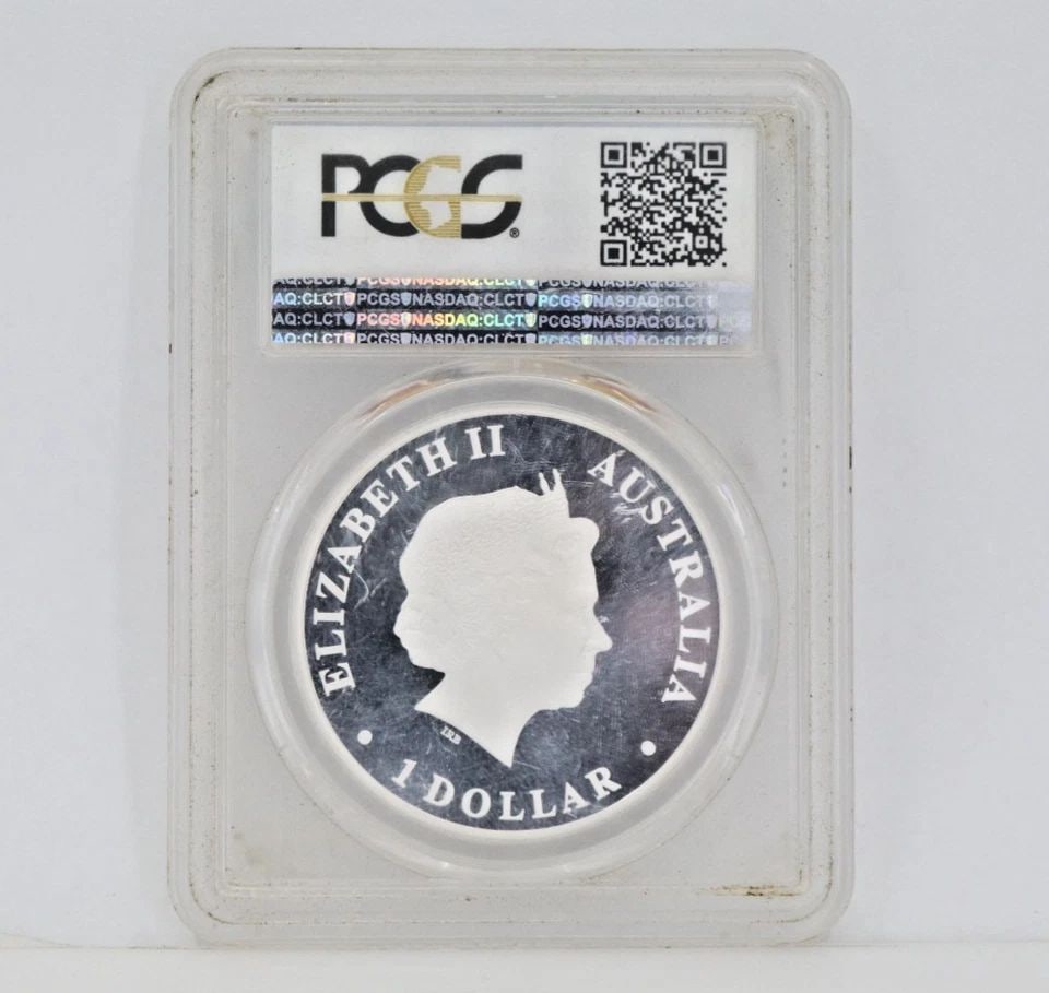 2014 P $1 AUSTRALIA 1 OZ SILVER WEDGE-TAILED EAGLE PCGS PR70 DCAM (1 of 1)