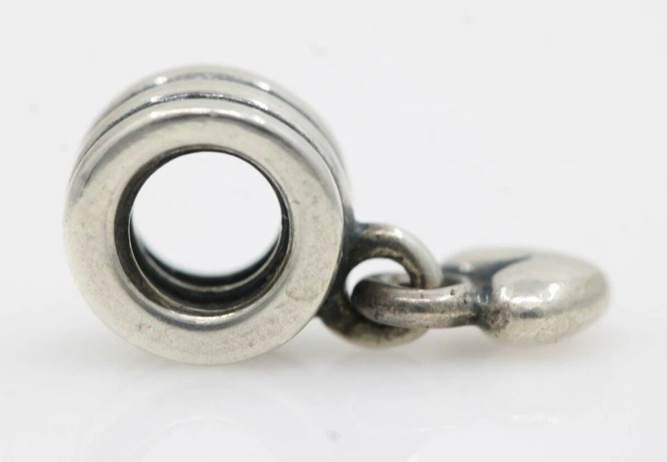 PANDORA STERLING SILVER PUFFY HEART DANGLE CHARM 790276 (1 of 1)