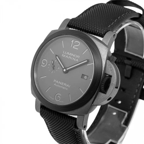 NEW PANERAI LUMINOR MARINA TUTTOGRIGIO TITANIUM 44 MM WATCH PAM02662: NEW PANERAI LUMINOR MARINA TUTTOGRIGIO TITANIUM 44 MM WATCH Manufacturer Panerai Category Luminor Marina Reference Number pam02662 Additional Keywords TuttoGrigio Band Color Black Band Type Fabric Box