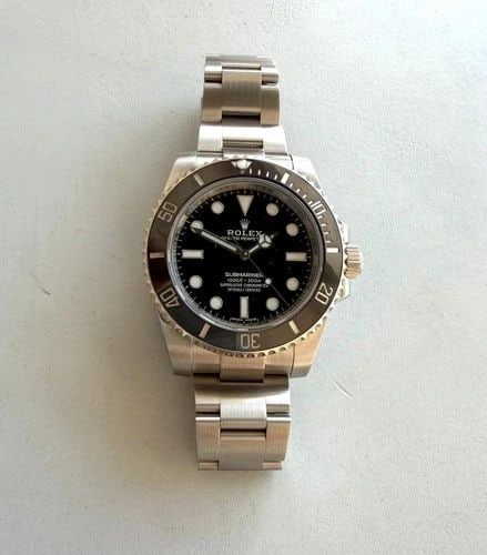 W/PAPERS 2018 MINT ROLEX SUBMARINER 114060 40 MM STEEL CERAMIC BLACK WATCH: W/PAPERS 2018 MINT ROLEX SUBMARINER 114060 40 MM STEEL CERAMIC BLACK WATCH W/Papers 2018 Rolex Submariner 114060 40 mm Steel Ceramic Black Automatic Watch