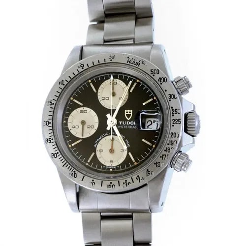 TUDOR BIG BLOCK STAINLESS STEEL 39MM AUTOMATIC MEN'S WRISTWATCH #94300: TUDOR BIG BLOCK STAINLESS STEEL 39MM AUTOMATIC MEN'S WRISTWATCH #94300 Tudor Big Block Stainless Steel 39mm Automatic Men's Wristwatch #94300 Description This is an authentic Tudor Oyster Date men's w