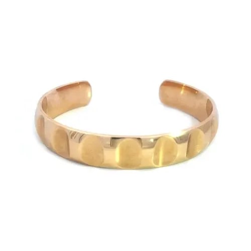 TIFFANY & CO. PICASSO GROOVED GOLD BRACELET WIDE 18K ROSE CUFF STYLE: The Tiffany & Co. Picasso wide band bracelet is crafted from 18k rose gold with a cuff style 12mm wide and has oval shaped indents across the entire band. Signed by Tiffany & Co., this rose gold brace