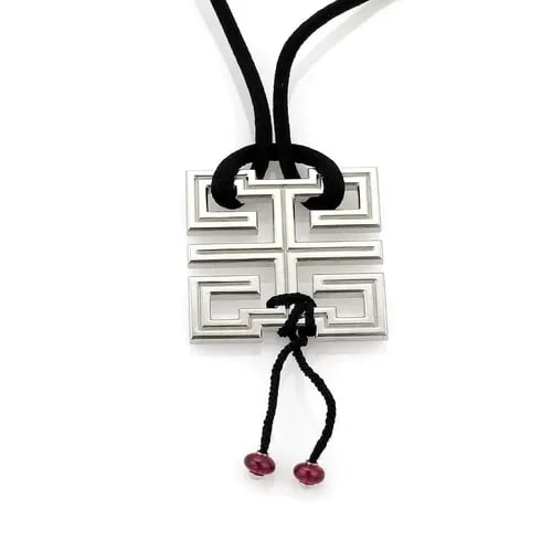 CARTIER LE BAISER DU DRAGON 18K GOLD GARNET PENDANT CORD NECKLACE PAPER (1 of 2)