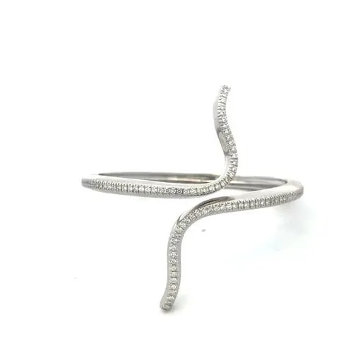 DAMIANI EDEN GOLD BRACELET DIAMOND 18K WHITE SERPENTINE KICK STYLE (1 of 2)