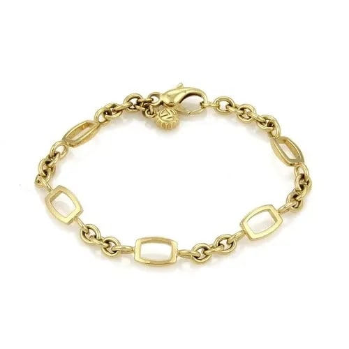 FRANCK MULLER TALISMAN GOLD BRACELET IN 18K YELLOW GOLD: FRANCK MULLER TALISMAN GOLD BRACELET IN 18K YELLOW GOLD The Franck Muller TALISMAN gold bracelet in 18k yellow gold is a luxurious and stylish piece of fine jewelry signed by the renowned brand Franck