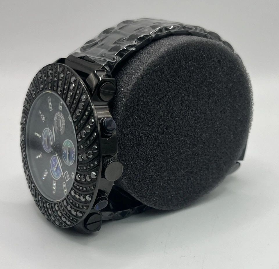MEN'S TECHNO & CO. BLACK DIAMOND WATCH (1 of 1)