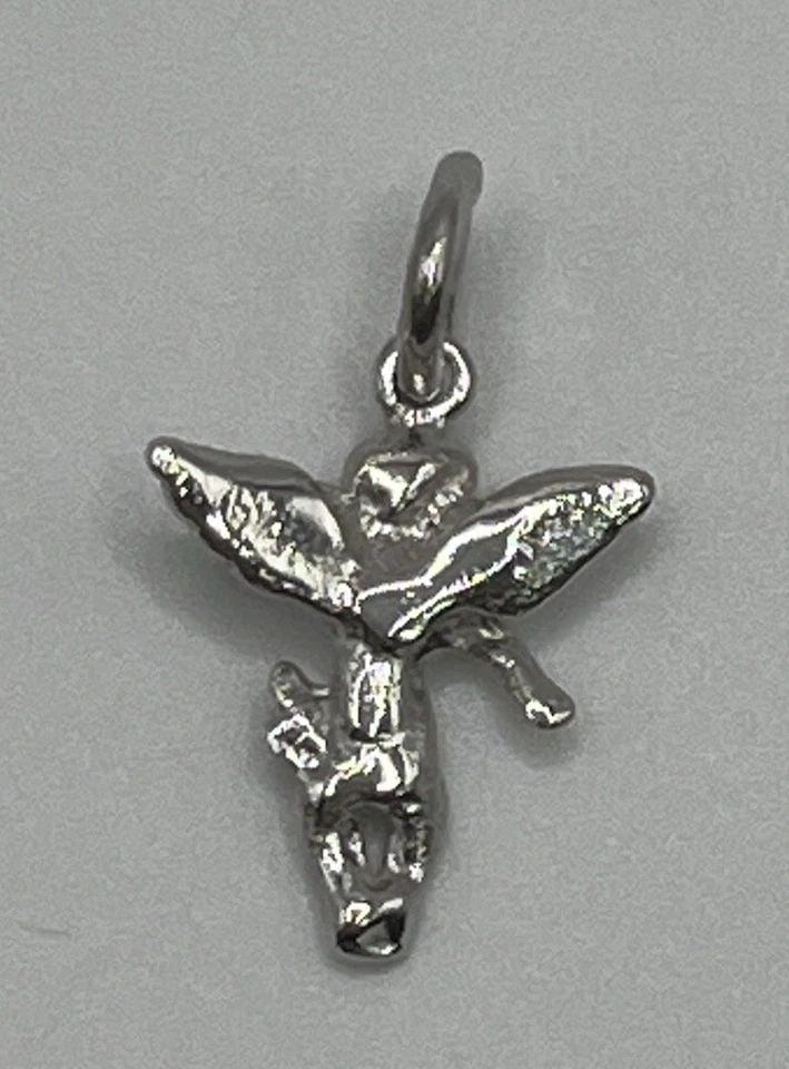 14K WHITE GOLD ANGEL CHARM (1 of 1)