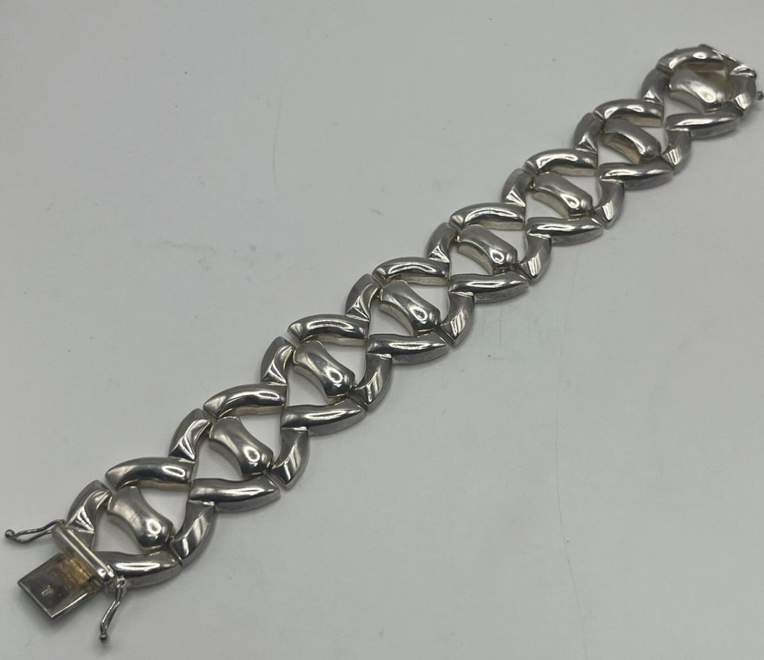 FMC 7.5" STERLING SILVER ITALY BRACELET (1 of 1)
