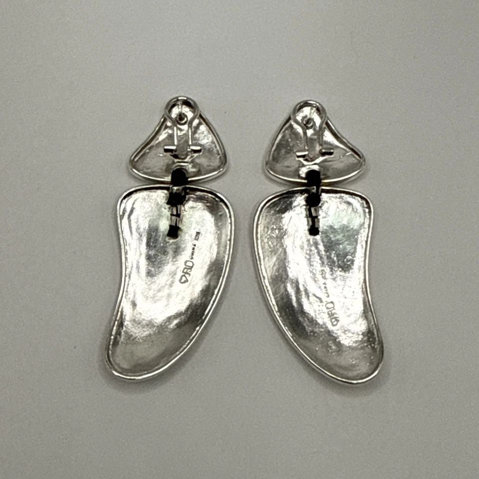 RD STERLING SILVER EARRINGS 29.7 GRAMS (1 of 1)