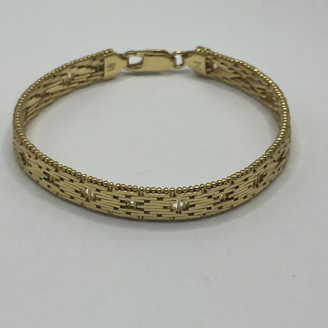 MILOR STERLING SILVER VERMEIL BRACELET 7.5" 16.7 GRAMS (1 of 1)
