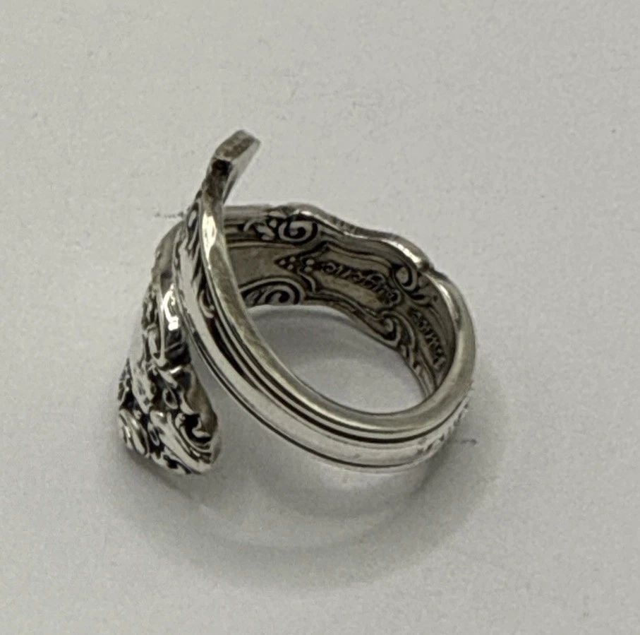 ALVIN STERLING SILVER SPOON RING SIZE 6.5 (1 of 1)