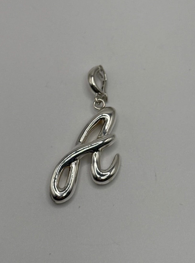 STERLING SILVER A CHARM 4.6 GRAMS (1 of 2)