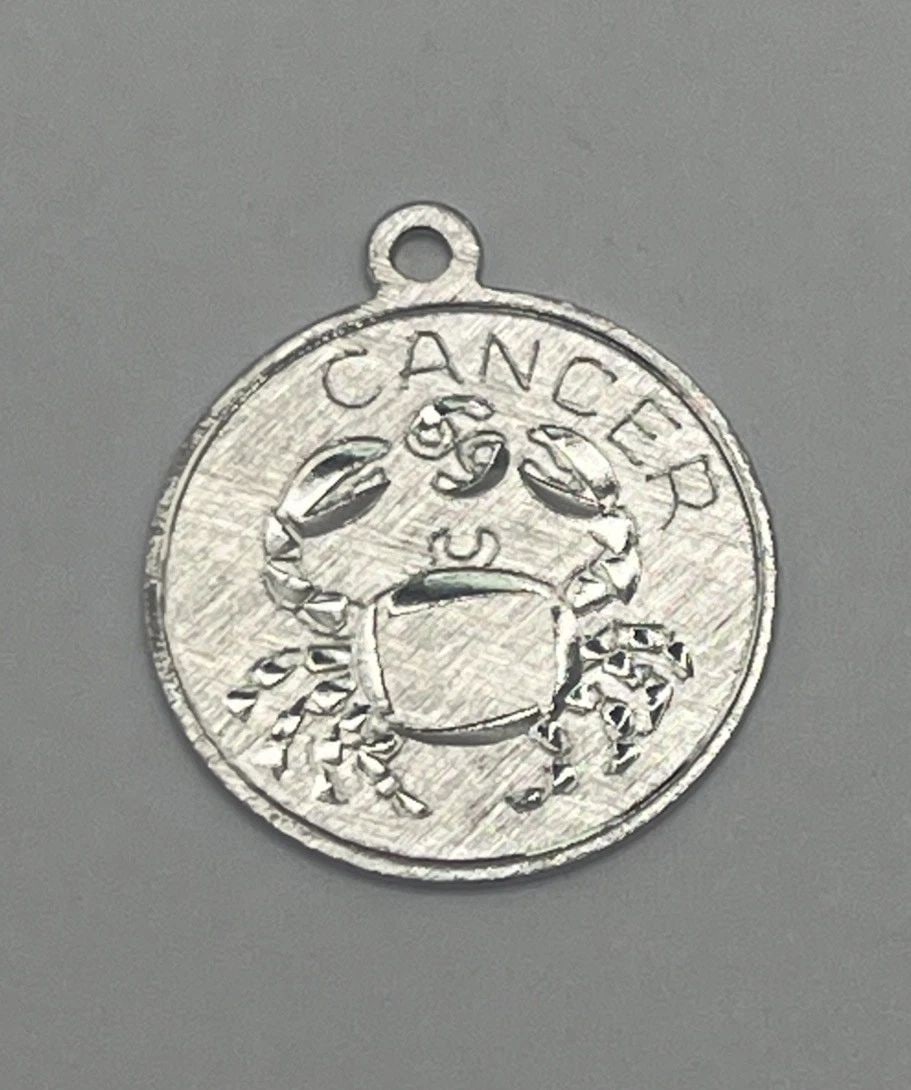 CANCER STERLING SILVER CHARM (1 of 2)