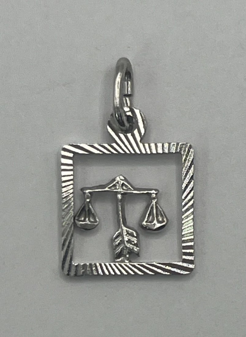 LIBRA STERLING SILVER CHARM (1 of 2)