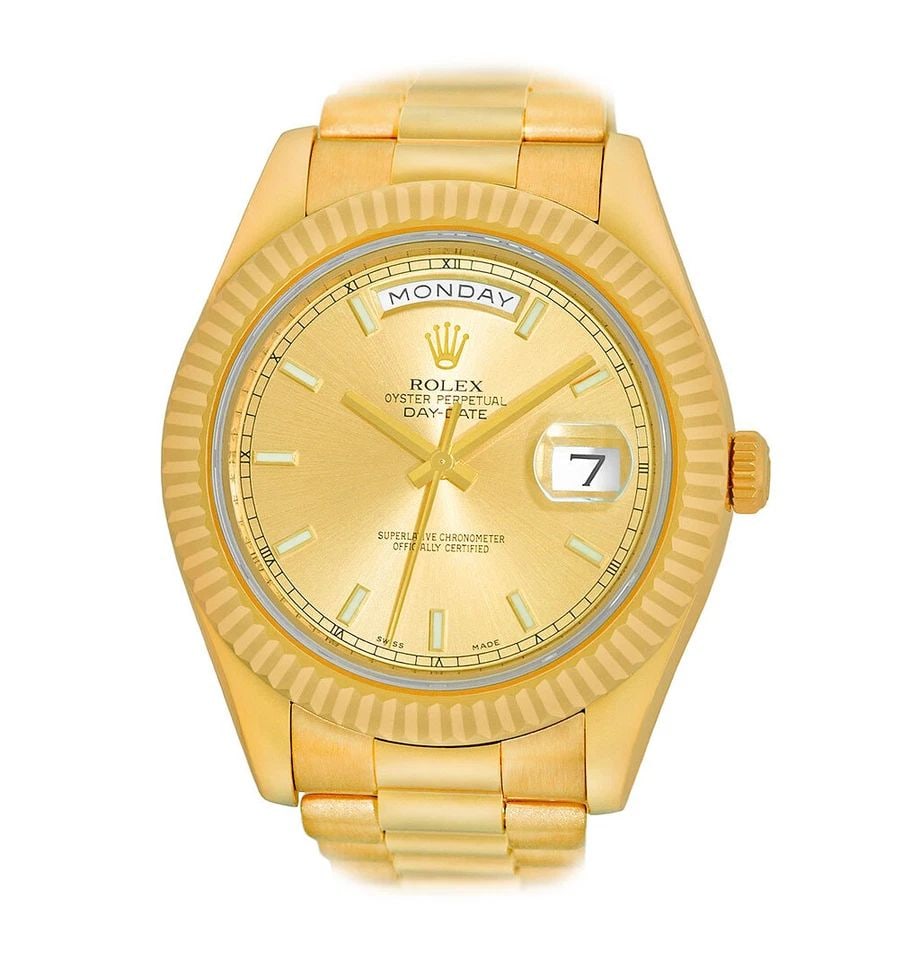 ROLEX 18K YELLOW GOLD 41MM DAY-DATE PRESIDENT 218238 BOX WARRANTY MINTY: ROLEX 18K YELLOW GOLD 41MM DAY-DATE PRESIDENT 218238 BOX WARRANTY MINTY ROLEX 18K Yellow Gold 41mm Day-Date President 218238 Box Warranty MINTY Pre-Owned Gent's 18K Yellow Gold 41mm Rolex Day-Date "Pr