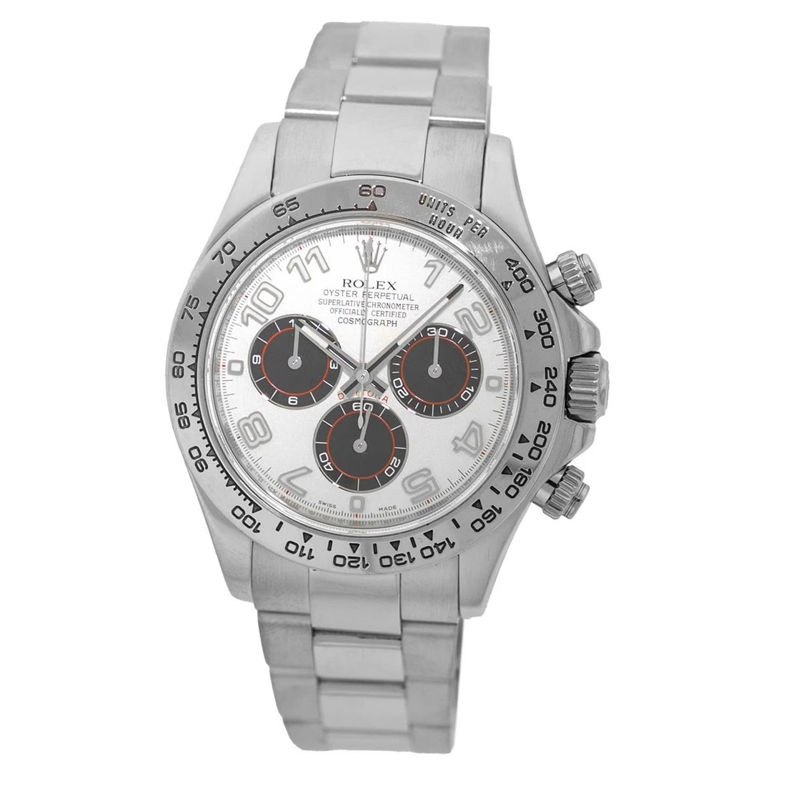 ROLEX 18K WHITE GOLD 40MM DAYTONA COSMOGRAPH 116509 LIFETIME WARRANTY 2011 BOX (1 of 2)