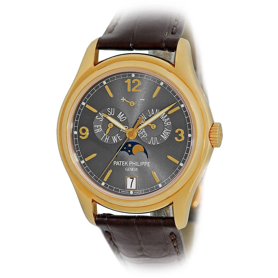 PATEK PHILIPPE 5146 18K YELLOW GOLD 39MM ANNUAL CALENDAR BOX 2017 WARRANTY MINTY (1 of 2)