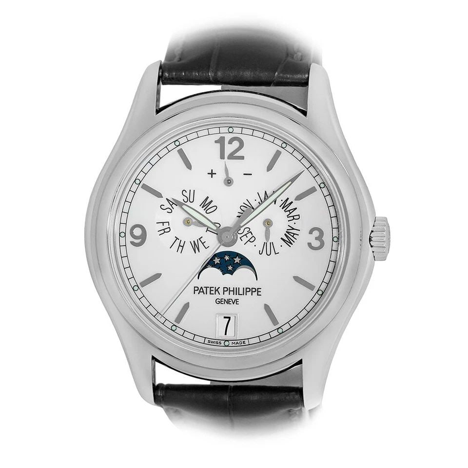 PATEK PHILIPPE 18K WHITE GOLD 39MM ANNUAL CALENDAR REF.5146 BOX WARRANTY (1 of 2)