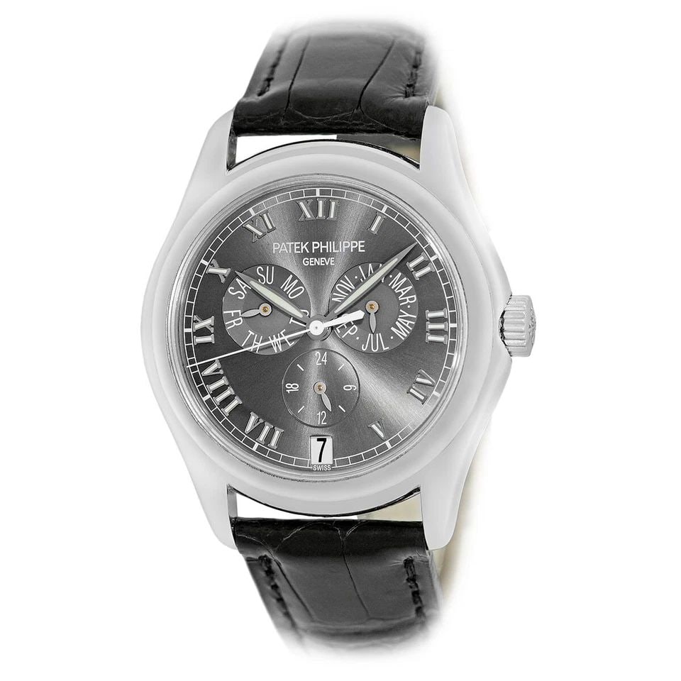 PATEK PHILIPPE PLATINUM 37MM ANNUAL CALENDAR REF. 5035 P BOX WARRANTY MINTY (1 of 2)