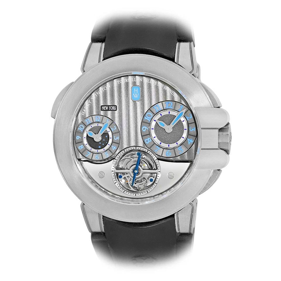 HARRY WINSTON LIMITED ZALIUM 45MM OCEAN PROJECT Z5 WORLD TIME TOURBILLON WARRANT: HARRY WINSTON LIMITED ZALIUM 45MM OCEAN PROJECT Z5 WORLD TIME TOURBILLON WARRANT HARRY WINSTON Limited Zalium 45mm "Ocean Project Z5" World Time Tourbillon 400.MATTZ45ZC.A Gent's Limited Edition Zaliu