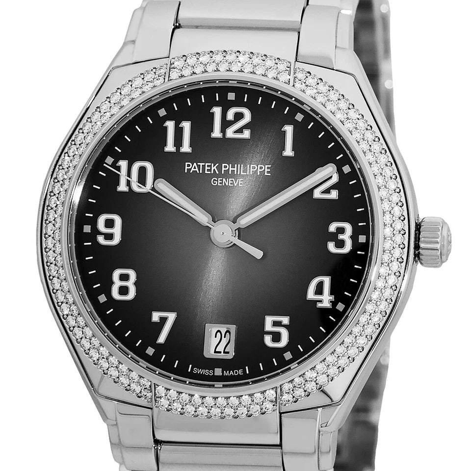 PATEK PHILIPPE STAINLESS STEEL 36MM DIAMOND TWENTY-4 7300 BOX WARRANTY UNWORN (1 of 2)