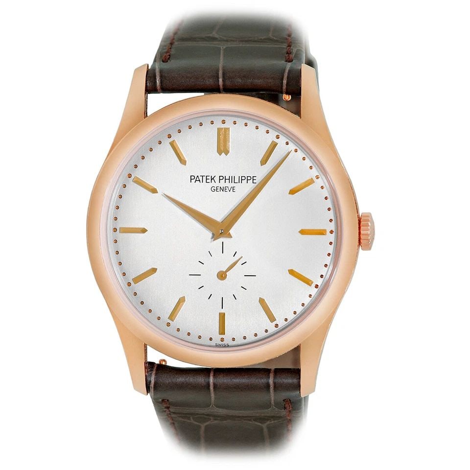 PATEK PHILIPPE 18K ROSE GOLD CALATRAVA # 5196 BOX ORIGINAL PAPERS WARRANTY MINTY: PATEK PHILIPPE 18K ROSE GOLD CALATRAVA # 5196 BOX SERVICE PAPERS WARRANTY MINTY PATEK PHILIPPE 18K Rose Gold Calatrava # 5196 Box Service Papers Warranty MINTY Gent's 18K Rose Gold 37mm Patek Philippe