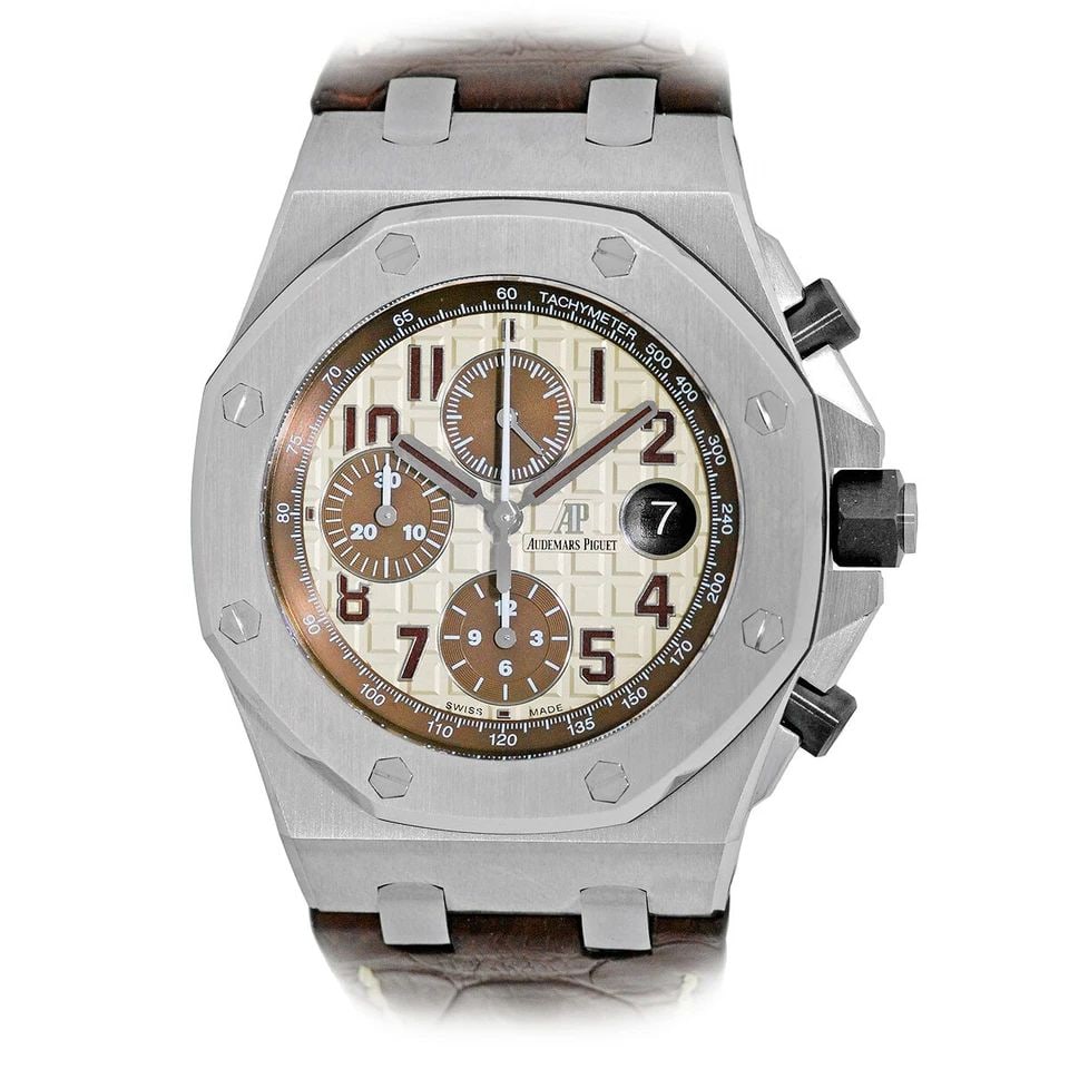 AUDEMARS PIGUET 42MM AUDEMARS PIGUET ROYAL OAK SAFARI OFFSHORE 26470ST.OO.A801CR (1 of 2)