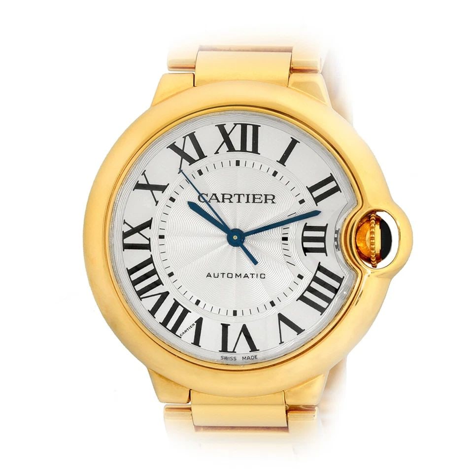 CARTIER MIDSIZE 18K YELLOW GOLD 36MM BALLON BLEU DE CARTIER W69003Z2 BOX MINTY (1 of 2)