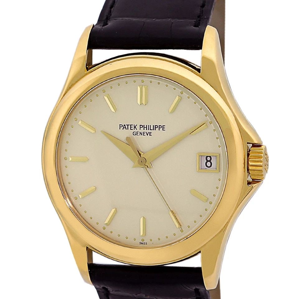 PATEK PHILIPPE 18K YELLOW GOLD 37MM CALATRAVA 5127J BOX WARRANTY MINTY (1 of 2)