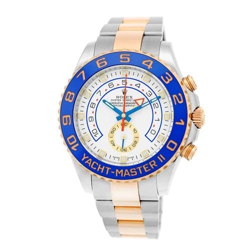 ROLEX STAINLESS STEEL & ROSE GOLD 44MM YACHT-MASTER II 116681 WARRANTY BOX 2014 - 2
