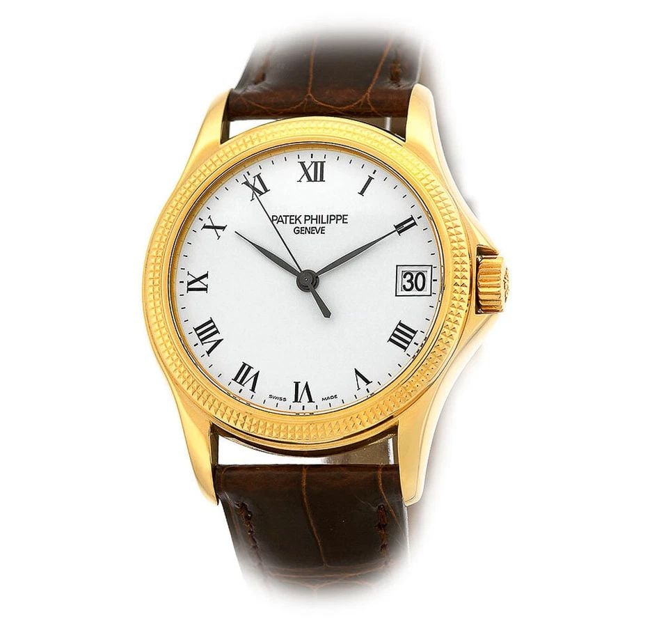 PATEK PHILIPPE 18K YELLOW GOLD 37MM CALATRAVA 5117 BOX WARRANTY MINTY (1 of 2)