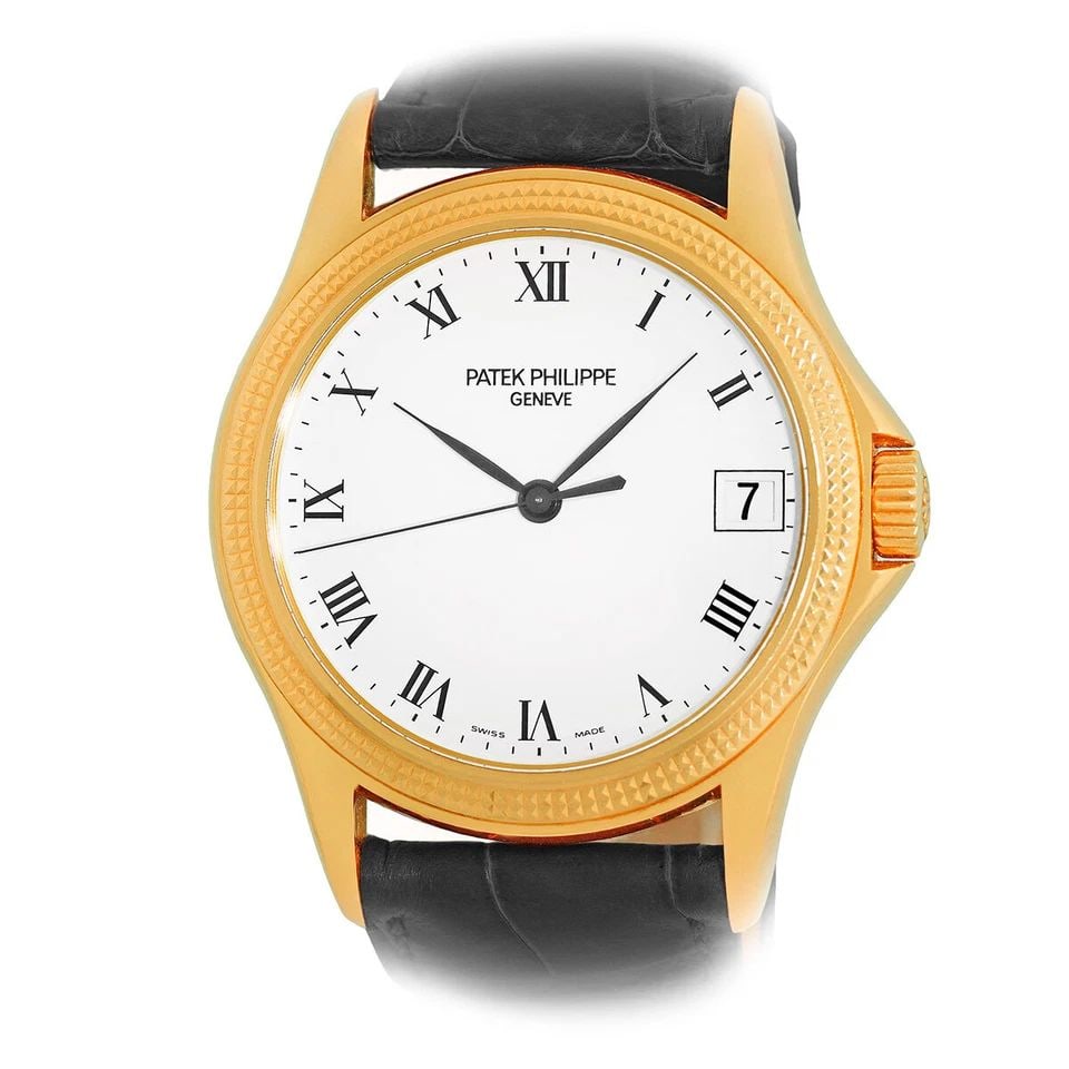 PATEK PHILIPPE 18K YELLOW GOLD 37MM CALATRAVA 5117 BOX WARRANTY MINTY (1 of 2)