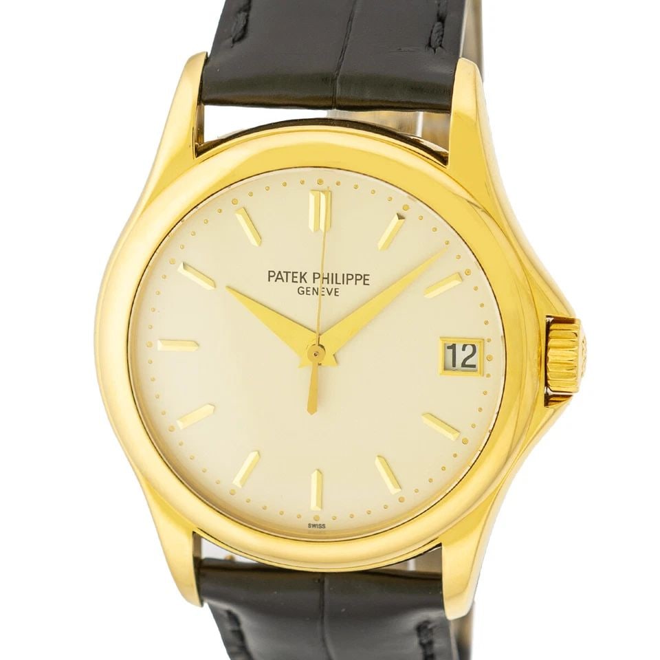 PATEK PHILIPPE 18K YELLOW GOLD 37MM CALATRAVA 5127 BOX LIFETIME WARRANTY MINTY (1 of 2)
