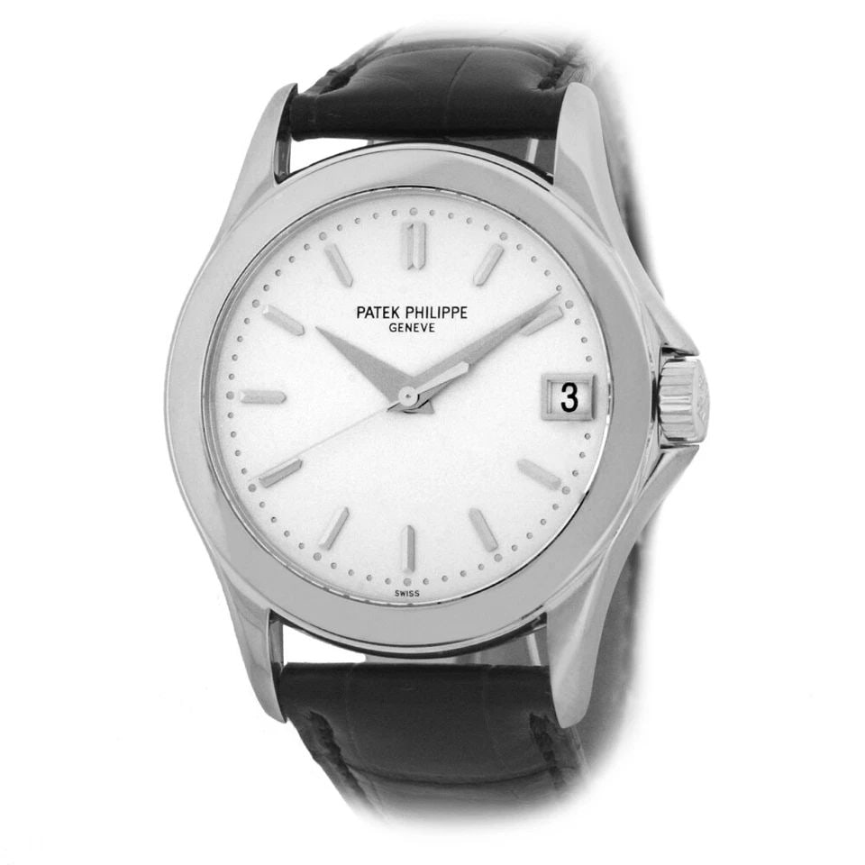 PATEK PHILIPPE 18K WHITE GOLD 37MM CALATRAVA GRANDE TAILLE 5107 WARRANTY MINTY: PATEK PHILIPPE 18K WHITE GOLD 37MM CALATRAVA GRANDE TAILLE 5107 WARRANTY MINTY PATEK PHILIPPE 18K White Gold 37mm Calatrava Grande Taille 5107 Warranty Box MINTY Gent's 18K White Gold 37mm Patek Phili