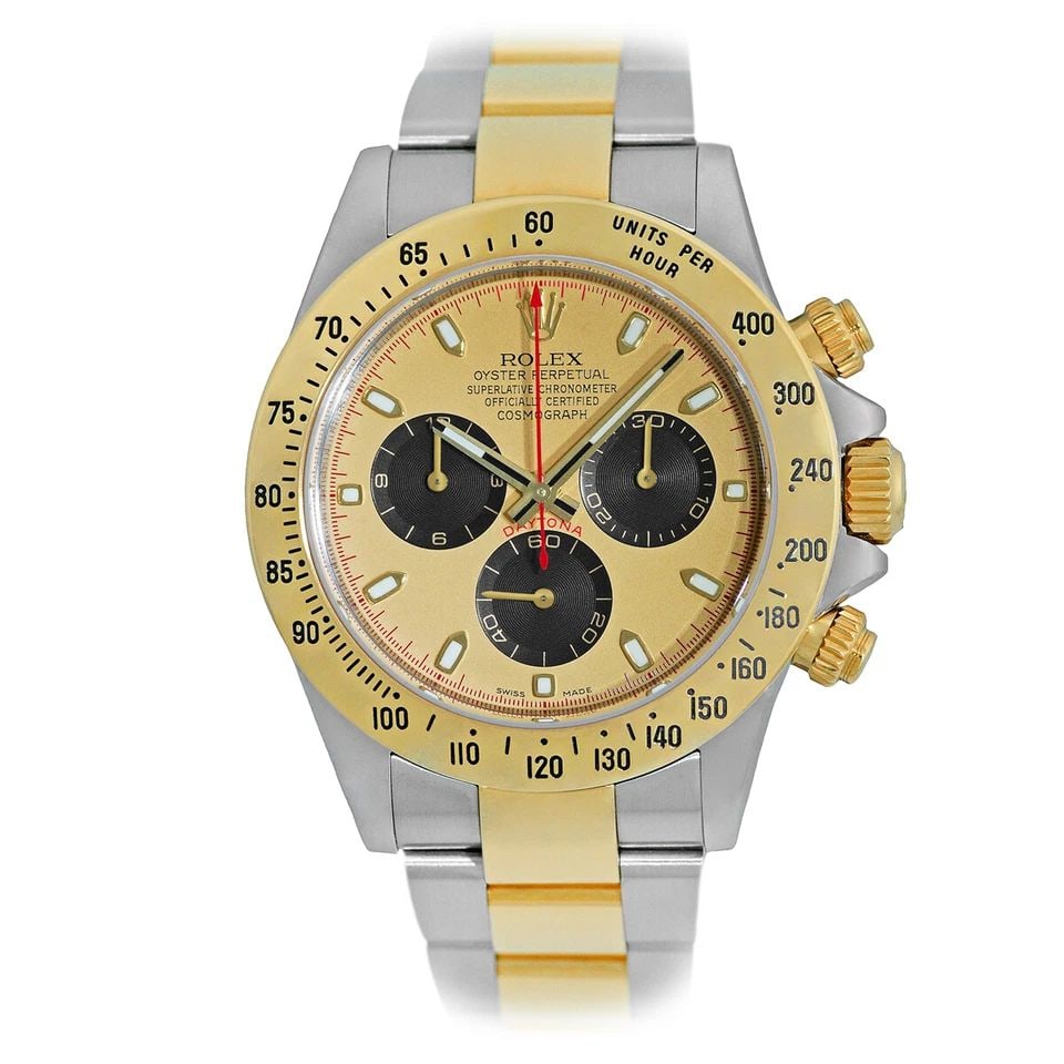 ROLEX STAINLESS STEEL & YELLOW GOLD 40MM DAYTONA COSMOGRAPH 116523 WARRANTY BOX: ROLEX STAINLESS STEEL & YELLOW GOLD 40MM DAYTONA COSMOGRAPH 116523 WARRANTY BOX Pre-Owned ROLEX Stainless Steel & 18K Yellow Gold 40mm Daytona Cosmograph 116523 Warranty Box Pre-Owned Gent's Stainless