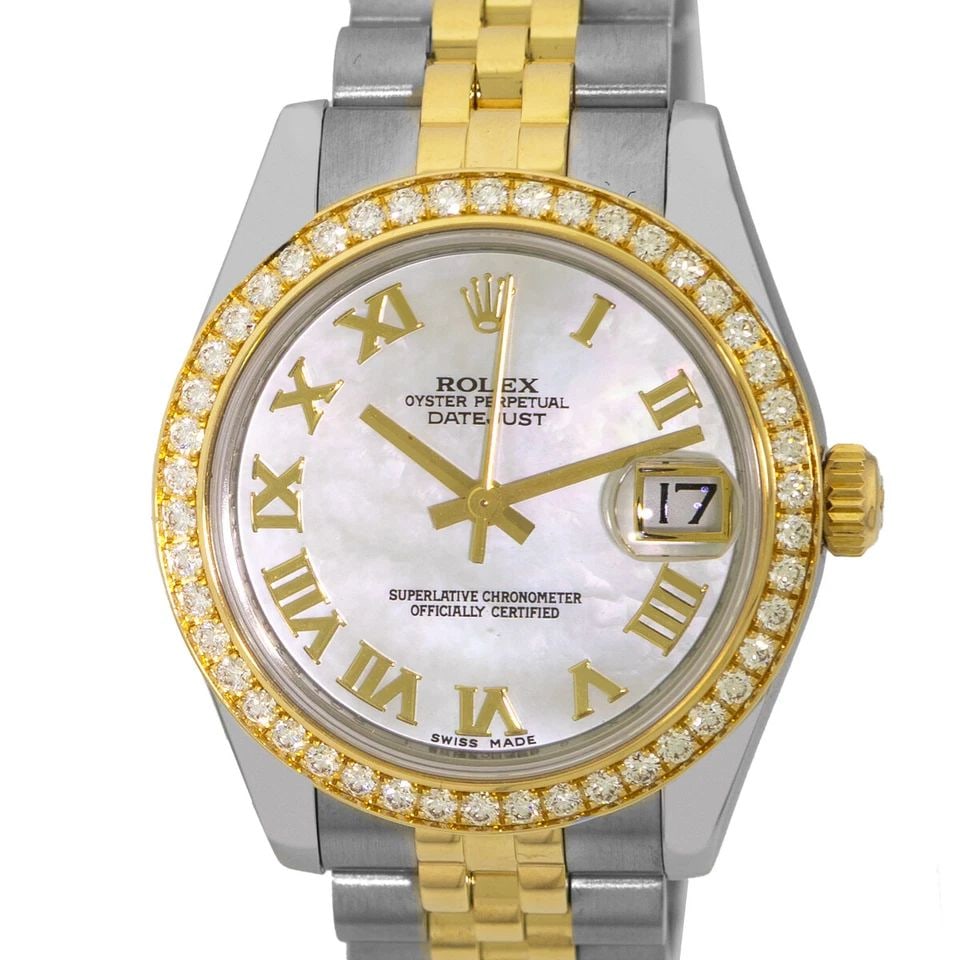 ROLEX STAINLESS STEEL & 18K YELLOW GOLD 31MM DATEJUST 178383 WARANTY MINTY: ROLEX STAINLESS STEEL & 18K YELLOW GOLD 31MM DATEJUST 178383 WARANTY MINTY ROLEX Stainless Steel & 18K Yellow Gold 31mm Datejust 178383 Box Waranty MINTY Pre-Owned Stainless Steel and 18K Yellow Gold 