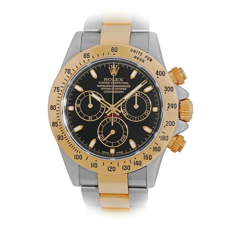 ROLEX STAINLESS STEEL & YELLOW GOLD 40MM DAYTONA COSMOGRAPH 116523 WARRANTY BOX: ROLEX STAINLESS STEEL & YELLOW GOLD 40MM DAYTONA COSMOGRAPH 116523 WARRANTY BOX Pre-Owned ROLEX Stainless Steel & 18K Yellow Gold 40mm Daytona Cosmograph 116523 Warranty Box Pre-Owned Gent's Stainless